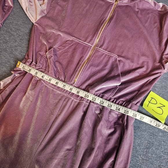 Fabletics Lavender Velvet Jumpsuit Size XL - Picture 12 of 15